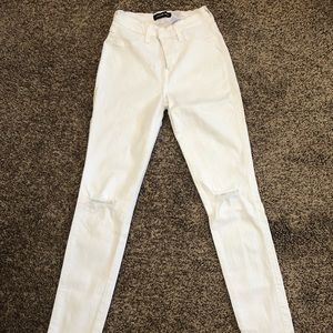 Fashion nova White Jeans
